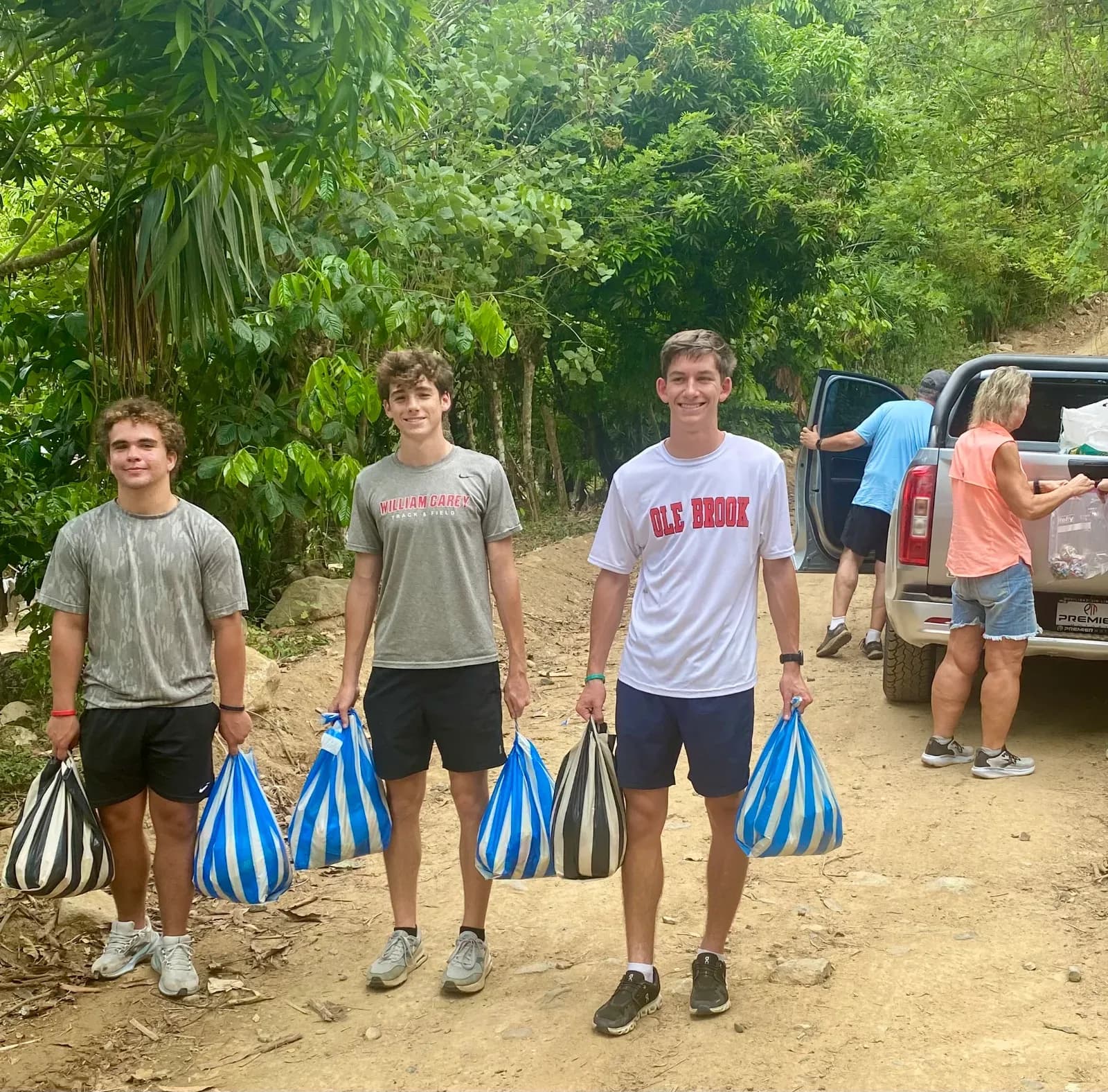 AI placeholder of volunteers organizing humanitarian aid supplies